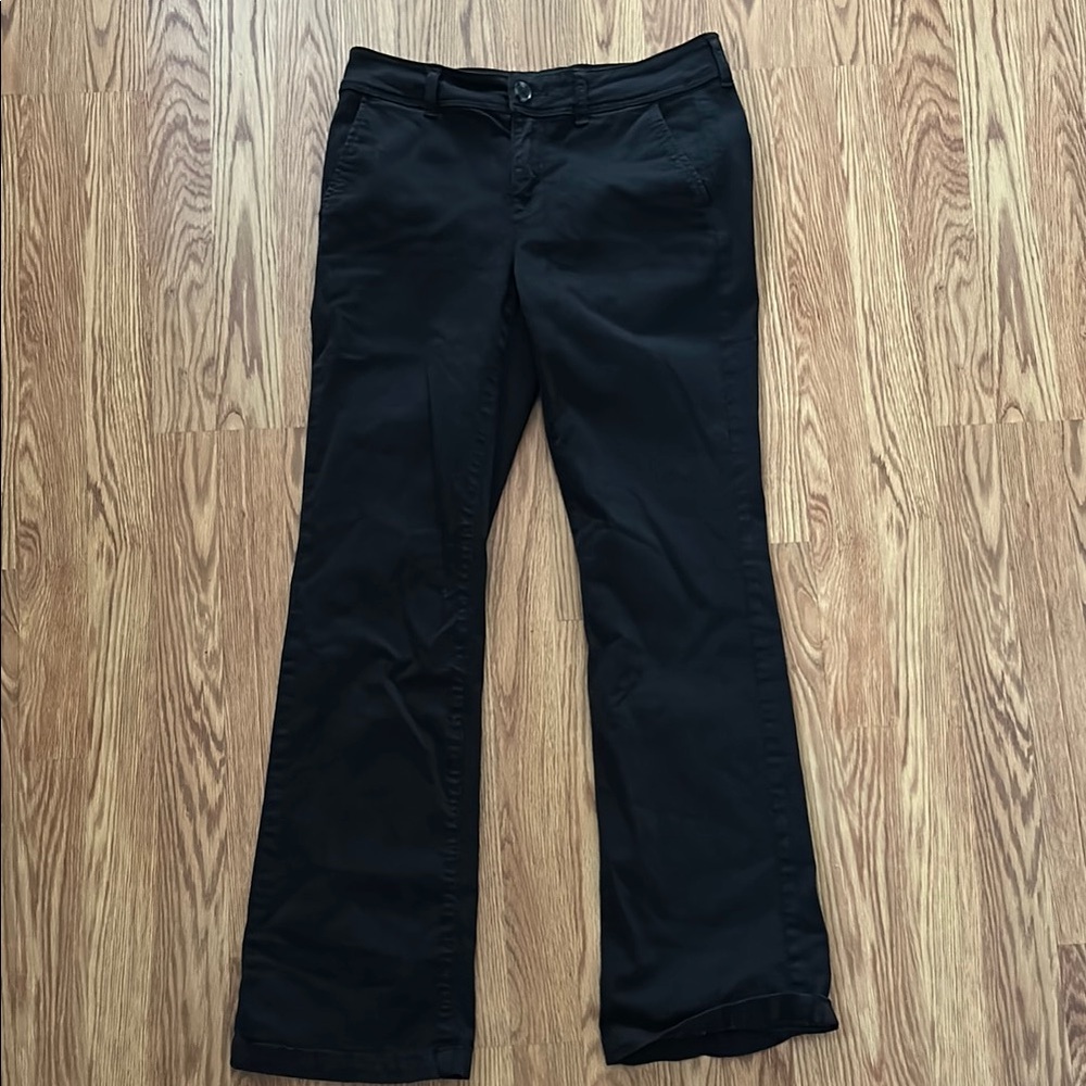 American Eagle Outfitters Black Bootcut Pants 10 Long